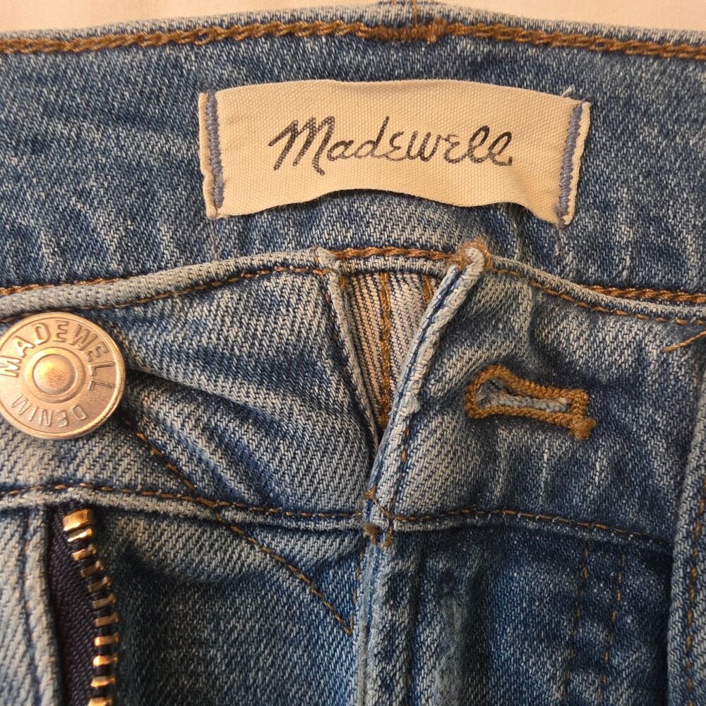 Madewell "The Perfect Vintage Jean" Distressed Denim Women's Jeans, Size 25 - Picture 8 of 9